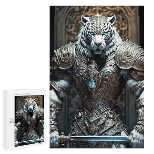 Puzzle für Erwachsene 1000 Teile Tigerholz Puzzle für Kinder Lernspiel (75 x 50 cm) von linghhiming