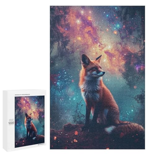 Puzzle für Erwachsene 1000 Teile Traumfuchs Holzpuzzle (75 x 50 cm) von linghhiming