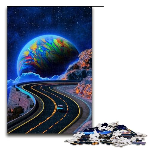Puzzle für Erwachsene 1000 Teile Traumlandschaft jedes Teil ist einzigartig anspruchsvolles Familienspaßspiel 75 x 50 cm von linghhiming