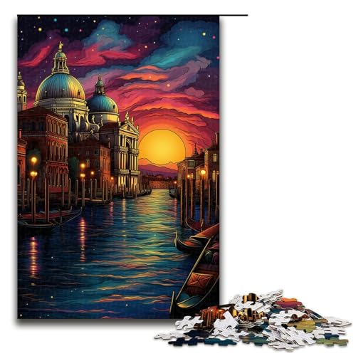 Puzzle für Erwachsene 1000 Teile Venedig Italien Familien Holzpuzzle Lernspiel Herausforderungsspielzeug 75 x 50 cm Puzzle für Erwachsene 1000 Teile Venedig Italien Familien Holzpuzzle Lernspiel Herausforderungsspielzeug 75 x 50 cm von linghhiming