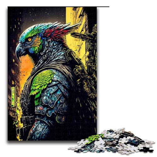 Puzzle für Erwachsene 1000 Teile Vogelkrieger Puzzle Spiele Spielzeug Geschenk geeignet für die Schreibtischdekoration 75 x 50 cm von linghhiming