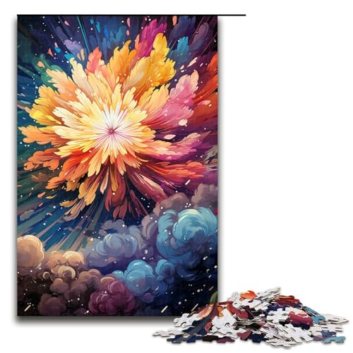Puzzle für Erwachsene 1000 Teile Weltraumblume buntes Holzpuzzle 75 x 50 cm Puzzle für Erwachsene 1000 Teile Weltraumblume buntes Holzpuzzle 75 x 50 cm von linghhiming