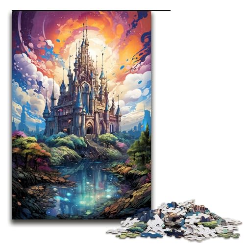Puzzle für Erwachsene 1000 Teile bizarres farbenfrohes Schloss Puzzle Lernspiele für Zuhause DIY Spielzeug tolles Geschenk für Spiele 75 x 50 cm Puzzle für Erwachsene 1000 Teile bizarres farbenfrohes Schloss Puzzle Lernspiele für Zuhause DIY Spielzeug tolles Geschenk für Spiele 75 x 50 cm von linghhiming