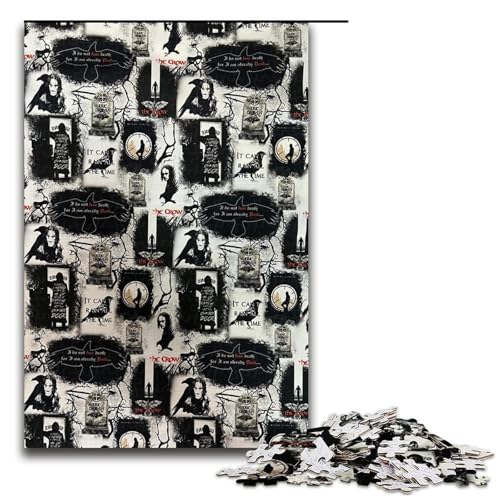 Puzzle für Erwachsene 1000 Teile böser Killer Geburtstagsgeschenk für Teenager ab 14 Jahren (75 x 50 cm) von linghhiming