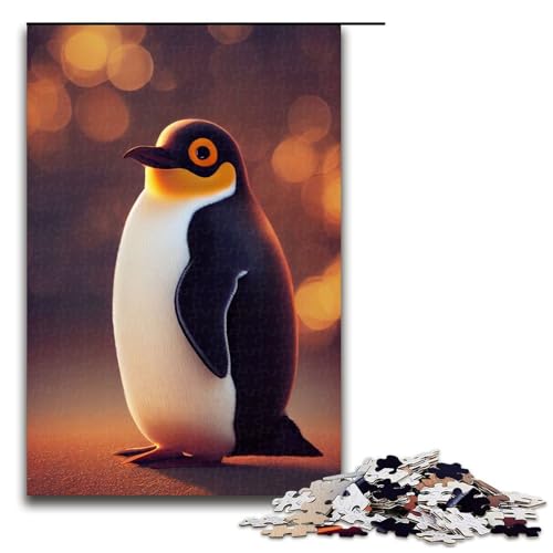 Puzzle für Erwachsene 1000 Teile entzückender Pinguin unmögliches Puzzle Familienspiel Stressabbau schwierige Herausforderung 75 x 50 cm Puzzle für Erwachsene 1000 Teile entzückender Pinguin unmögliches Puzzle Familienspiel Stressabbau schwierige Herausforderung 75 x 50 cm von linghhiming