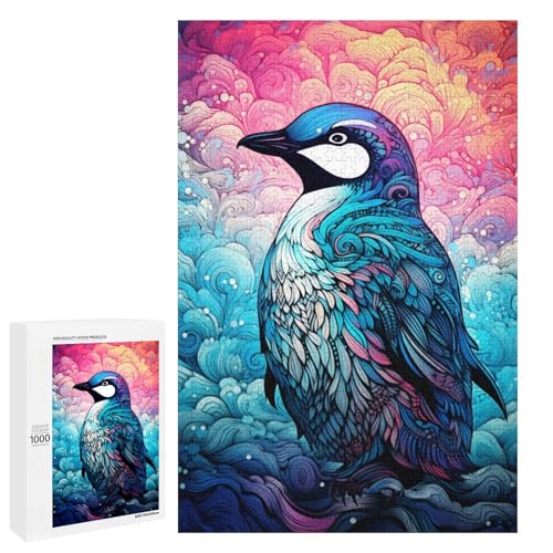 Puzzle für Erwachsene 1000 Teile farbenfrohes Pinguin Holzpuzzle 75 x 50 cm Puzzle für Erwachsene 1000 Teile farbenfrohes Pinguin Holzpuzzle 75 x 50 cm von linghhiming