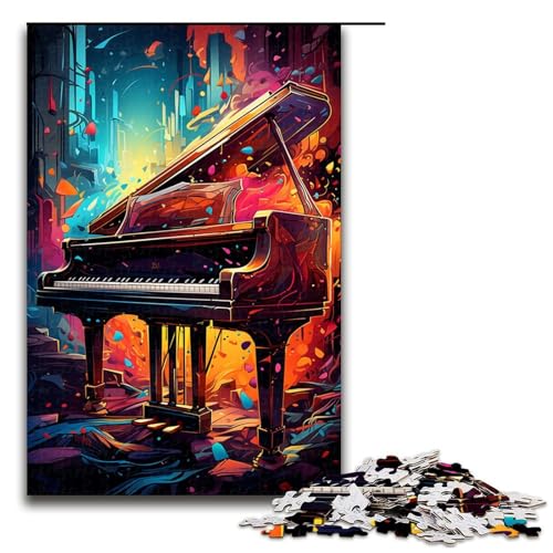 Puzzle für Erwachsene 1000 Teile farbenfrohes Kunst Klavier Puzzle jedes Teil ist einzigartig – anspruchsvolles unterhaltsames Familienspiel 75 x 50 cm Puzzle für Erwachsene 1000 Teile farbenfrohes Kunst Klavier Puzzle jedes Teil ist einzigartig – anspruchsvolles unterhaltsames Familienspiel 75 x 50 cm von linghhiming