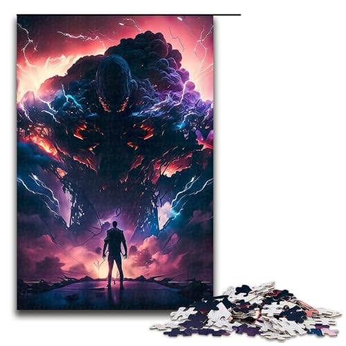 Puzzle für Erwachsene 1000 Teile kolossales Dämonen Puzzle Lernspiele für Zuhause DIY Spielzeug tolles Geschenk für Spiele 75 x 50 cm von linghhiming