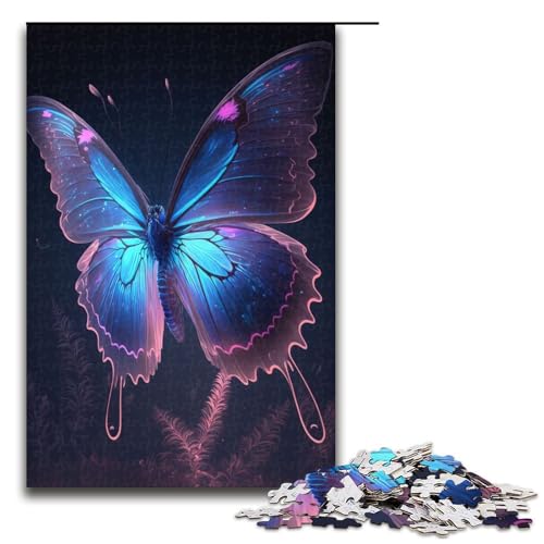 Puzzle für Erwachsene 1000 Teile leuchtender Schmetterling Lernspiele für Zuhause DIY Spielzeug tolles Geschenk für Spiele 75 x 50 cm Puzzle für Erwachsene 1000 Teile leuchtender Schmetterling Lernspiele für Zuhause DIY Spielzeug tolles Geschenk für Spiele 75 x 50 cm von linghhiming