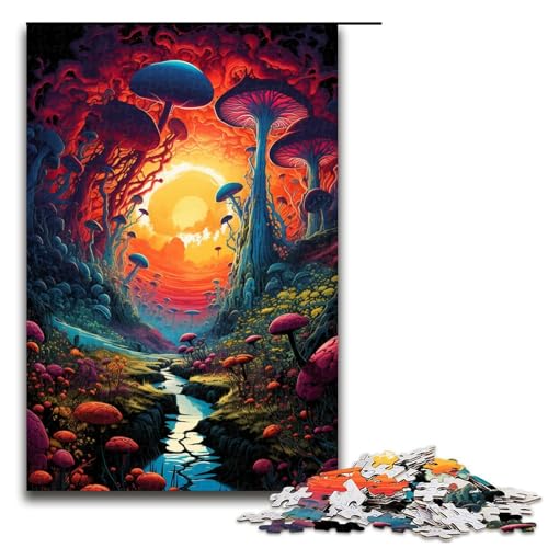 Puzzle für Erwachsene 1000 Teile wunderschöne Fantasielandschaft Geburtstagsgeschenk Geschenke für Teenager ab 12 Jahren 75 x 50 cm von linghhiming