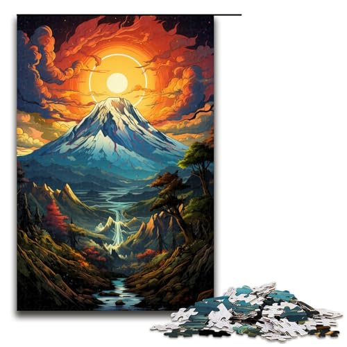 Puzzle für Erwachsene 1000 Teile wunderschöne Fantasielandschaft Puzzle Lernspiele für Zuhause DIY Spielzeug tolles Geschenk für Spiele 75 x 50 cm von linghhiming