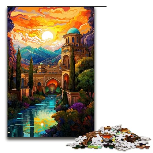 Puzzle für Erwachsene Alhambra_Palast 1000 teiliges Holzpuzzle für Kinder ab 12 Jahren Heimdekoration 75 x 50 cm Puzzle für Erwachsene Alhambra_Palast 1000 teiliges Holzpuzzle für Kinder ab 12 Jahren Heimdekoration 75 x 50 cm von linghhiming