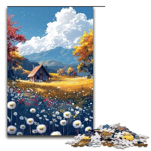 Puzzle für Erwachsene Anime Landschaft 1000 Teile tolles Geschenk geeignet für Jugendliche ab 14 Jahren 1000 Teile (75 x 50 cm) von linghhiming