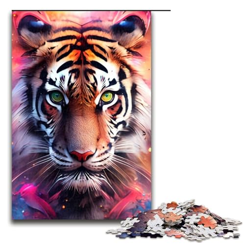 Puzzle für Erwachsene Anime Traumtiger 1000 teiliges Holzpuzzle für Kinder ab 14 Jahren Heimdekoration 1000 Teile (75 x 50 cm) von linghhiming