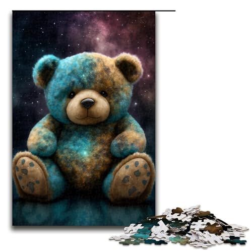 Puzzle für Erwachsene Art Bears 1000 Teile Holzpuzzle für Kinder ab 14 Jahren anspruchsvolles Spiel 1000 Teile (75 x 50 cm) von linghhiming