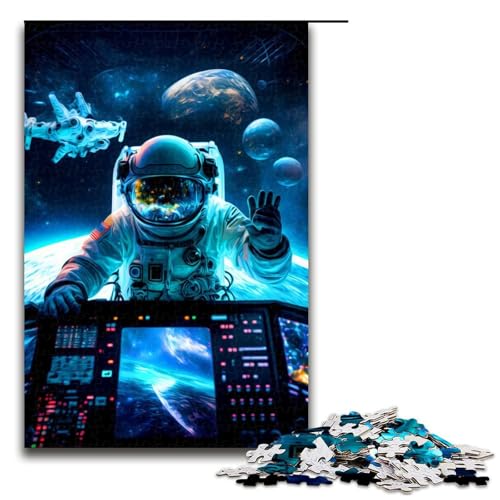 Puzzle für Erwachsene Astronaut 1000 Teile Holzpuzzle für Kinder ab 14 Jahren Heimdekoration 75 x 50 cm Puzzle für Erwachsene Astronaut 1000 Teile Holzpuzzle für Kinder ab 14 Jahren Heimdekoration 75 x 50 cm von linghhiming