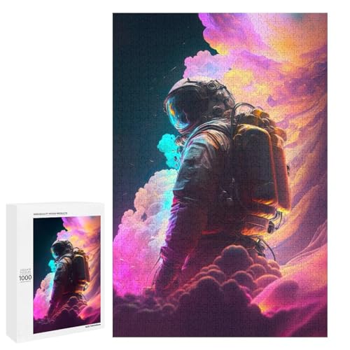 Puzzle für Erwachsene Astronaut in Wolken 1000 teiliges Holzpuzzle für Familienspiele 75 x 50 cm Puzzle für Erwachsene Astronaut in Wolken 1000 teiliges Holzpuzzle für Familienspiele 75 x 50 cm von linghhiming