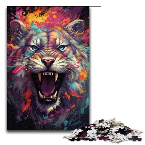 Puzzle für Erwachsene Bizarre Bunte Tierwesen 1000 teiliges Holzpuzzle für Kinder ab 12 Jahren Lernspielzeug 75 x 50 cm Puzzle für Erwachsene Bizarre Bunte Tierwesen 1000 teiliges Holzpuzzle für Kinder ab 12 Jahren Lernspielzeug 75 x 50 cm von linghhiming