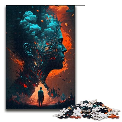 Puzzle für Erwachsene Blowind Mind 1000 Teile Puzzle Holzpuzzle für Erwachsene und Kinder ab 14 Jahren 75x50cm Puzzle für Erwachsene Blowind Mind 1000 Teile Puzzle Holzpuzzle für Erwachsene und Kinder ab 14 Jahren 75x50cm von linghhiming