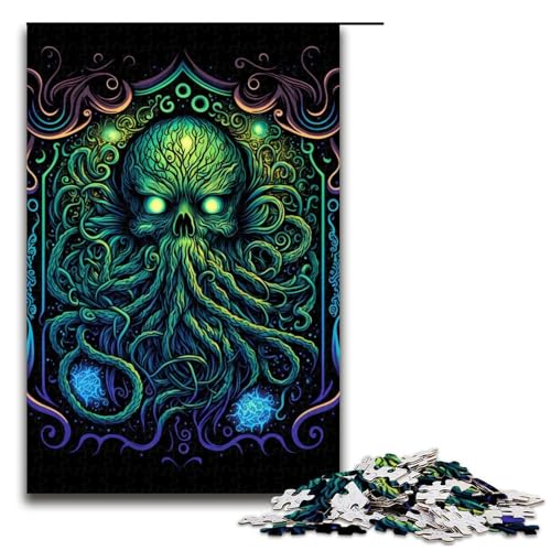 Puzzle für Erwachsene Das Monster 1000 Teile tolles Geschenk geeignet für Teenager ab 14 Jahren (75 x 50 cm) von linghhiming