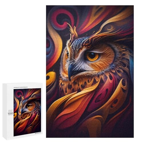 Puzzle für Erwachsene Eulenkunst 1000 Teile Holzpuzzle für Erwachsene und Kinder ab 12 Jahren 75 x 50 cm Puzzle für Erwachsene Eulenkunst 1000 Teile Holzpuzzle für Erwachsene und Kinder ab 12 Jahren 75 x 50 cm von linghhiming