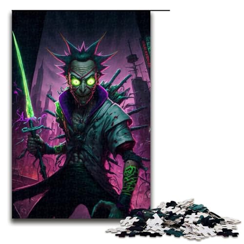 Puzzle für Erwachsene Evil Killer 1000 teiliges Holzpuzzle für Kinder ab 14 Jahren Lernspielzeug 75 x 50 cm von linghhiming