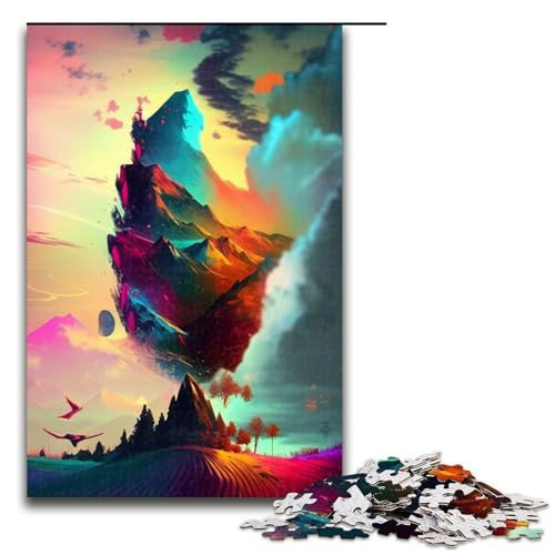 Puzzle für Erwachsene Fantasielandschaften 1000 teiliges Holzpuzzle für Kinder ab 14 Jahren Lernspielzeug 75 x 50 cm Puzzle für Erwachsene Fantasielandschaften 1000 teiliges Holzpuzzle für Kinder ab 14 Jahren Lernspielzeug 75 x 50 cm von linghhiming