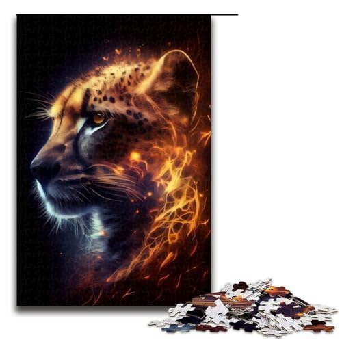 Puzzle für Erwachsene Gepard 1000 Teile Holzpuzzle für Kinder ab 14 Jahren Heimdekoration 75 x 50 cm Puzzle für Erwachsene Gepard 1000 Teile Holzpuzzle für Kinder ab 14 Jahren Heimdekoration 75 x 50 cm von linghhiming