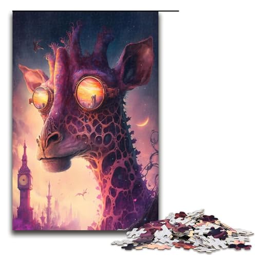 Puzzle für Erwachsene Giraffe14 1000 teiliges Holzpuzzle für Kinder ab 14 Jahren Lernspielzeug 75 x 50 cm Puzzle für Erwachsene Giraffe14 1000 teiliges Holzpuzzle für Kinder ab 14 Jahren Lernspielzeug 75 x 50 cm von linghhiming