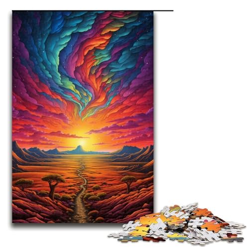 Puzzle für Erwachsene It's The Edge of The Namib Desert 1000 Teile Holzpuzzle für Kinder ab 14 Jahren anspruchsvolles Spiel 1000 Teile (75 x 50 cm) von linghhiming