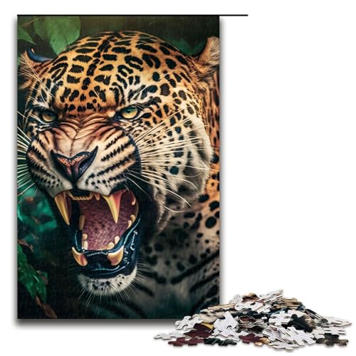 Puzzle für Erwachsene Jaguar 1000 teiliges Holzpuzzle für Kinder ab 14 Jahren Lernspielzeug 75 x 50 cm Puzzle für Erwachsene Jaguar 1000 teiliges Holzpuzzle für Kinder ab 14 Jahren Lernspielzeug 75 x 50 cm von linghhiming