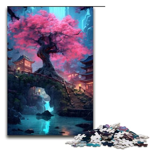 Puzzle für Erwachsene Kirschbaumbrücke 1000 Teile Holzpuzzle für Kinder ab 14 Jahren Heimdekoration 75 x 50 cm Puzzle für Erwachsene Kirschbaumbrücke 1000 Teile Holzpuzzle für Kinder ab 14 Jahren Heimdekoration 75 x 50 cm von linghhiming