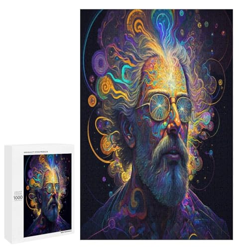 Puzzle für Erwachsene Künstler 1000 Teile Holzpuzzle für Erwachsene und Kinder ab 12 Jahren 75 x 50 cm von linghhiming