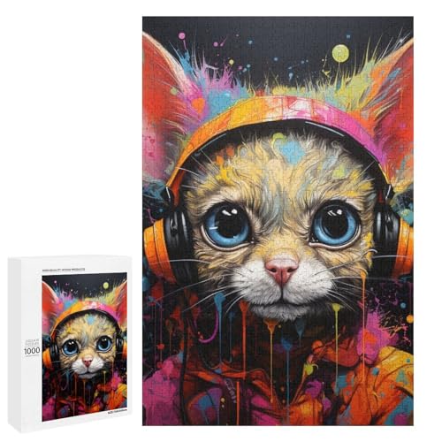 Puzzle für Erwachsene Kunst Tiermaus 1000 Teile Holzpuzzle für Kinder ab 12 Jahren anspruchsvolles Spiel 75 x 50 cm Puzzle für Erwachsene Kunst Tiermaus 1000 Teile Holzpuzzle für Kinder ab 12 Jahren anspruchsvolles Spiel 75 x 50 cm von linghhiming