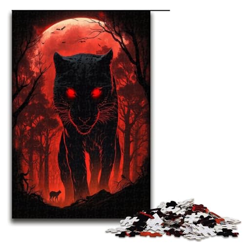 Puzzle für Erwachsene Leopard 1000 Teile Holzpuzzle für Kinder ab 14 Jahren Lernspielzeug 75 x 50 cm Puzzle für Erwachsene Leopard 1000 Teile Holzpuzzle für Kinder ab 14 Jahren Lernspielzeug 75 x 50 cm von linghhiming