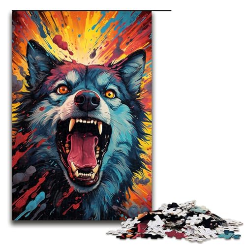 Puzzle für Erwachsene Malen Schäferhund 1000 Teile Holzpuzzle für Kinder ab 12 Jahren anspruchsvolles Spiel 75 x 50 cm Puzzle für Erwachsene Malen Schäferhund 1000 Teile Holzpuzzle für Kinder ab 12 Jahren anspruchsvolles Spiel 75 x 50 cm von linghhiming