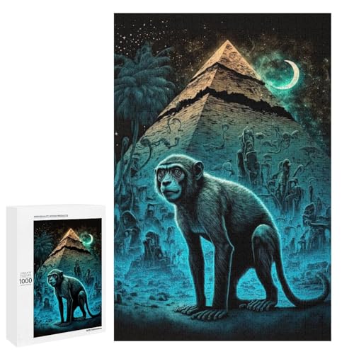 Puzzle für Erwachsene Fabelwesen 1000 teiliges Holzpuzzle für Erwachsene und Kinder ab 12 Jahren (75 x 50 cm) von linghhiming