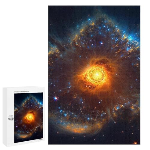 Puzzle für Erwachsene Nebelformationen 1000 teiliges Holzpuzzle für Kinder ab 12 Jahren Lernspielzeug (75 x 50 cm) von linghhiming