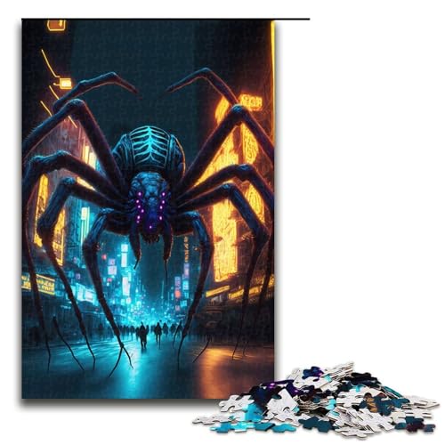 Puzzle für Erwachsene Riesenspinne 1000 teiliges Holzpuzzle für Kinder ab 14 Jahren Lernspielzeug 75 x 50 cm Puzzle für Erwachsene Riesenspinne 1000 teiliges Holzpuzzle für Kinder ab 14 Jahren Lernspielzeug 75 x 50 cm von linghhiming
