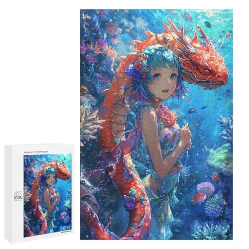 Puzzle für Erwachsene Tiefseewelt 1000 Teile Holzpuzzle für Kinder ab 12 Jahren anspruchsvolles Spiel 75 x 50 cm Puzzle für Erwachsene Tiefseewelt 1000 Teile Holzpuzzle für Kinder ab 12 Jahren anspruchsvolles Spiel 75 x 50 cm von linghhiming