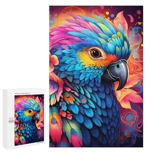 Puzzle für Erwachsene Tiere Vögel Papageien 1000 teiliges Holzpuzzle für Kinder ab 12 Jahren Lernspielzeug 75 x 50 cm Puzzle für Erwachsene Tiere Vögel Papageien 1000 teiliges Holzpuzzle für Kinder ab 12 Jahren Lernspielzeug 75 x 50 cm von linghhiming