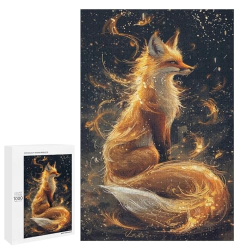 Puzzle für Erwachsene Tierfuchs 1000 Teile Holzpuzzle für Erwachsene und Kinder ab 12 Jahren 75 x 50 cm Puzzle für Erwachsene Tierfuchs 1000 Teile Holzpuzzle für Erwachsene und Kinder ab 12 Jahren 75 x 50 cm von linghhiming