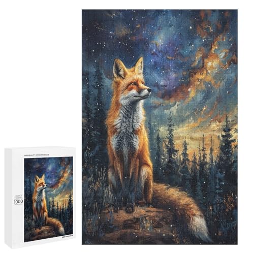 Puzzle für Erwachsene Tierfuchs 1000 teiliges Holzpuzzle für Familienspiele 75 x 50 cm Puzzle für Erwachsene Tierfuchs 1000 teiliges Holzpuzzle für Familienspiele 75 x 50 cm von linghhiming