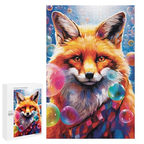 Puzzle für Erwachsene Tierfüchse 1000 Teile Holzpuzzle für Kinder ab 12 Jahren anspruchsvolles Spiel 75 x 50 cm Puzzle für Erwachsene Tierfüchse 1000 Teile Holzpuzzle für Kinder ab 12 Jahren anspruchsvolles Spiel 75 x 50 cm von linghhiming