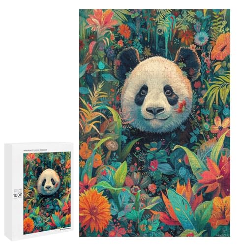 Puzzle für Erwachsene Tierpanda 1000 teiliges Holzpuzzle für Kinder ab 12 Jahren Lernspielzeug 75 x 50 cm Puzzle für Erwachsene Tierpanda 1000 teiliges Holzpuzzle für Kinder ab 12 Jahren Lernspielzeug 75 x 50 cm von linghhiming