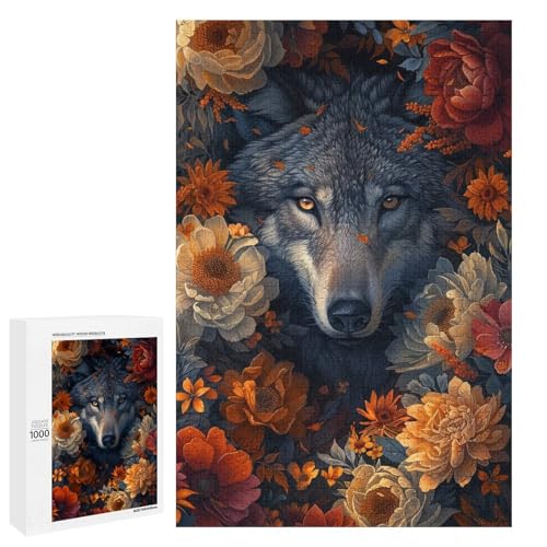 Puzzle für Erwachsene Tierwolf 1000 teiliges Holzpuzzle für Kinder ab 12 Jahren Lernspielzeug 75 x 50 cm Puzzle für Erwachsene Tierwolf 1000 teiliges Holzpuzzle für Kinder ab 12 Jahren Lernspielzeug 75 x 50 cm von linghhiming