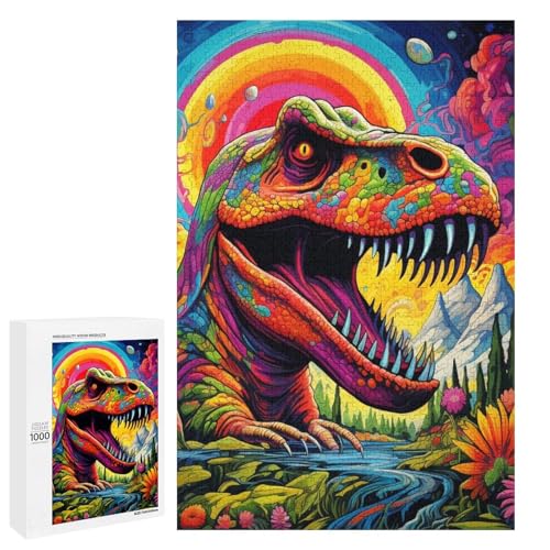 Puzzle für Erwachsene antike Dinosaurier 1000 Teile Holzpuzzle für Kinder ab 12 Jahren anspruchsvolles Spiel 75 x 50 cm Puzzle für Erwachsene antike Dinosaurier 1000 Teile Holzpuzzle für Kinder ab 12 Jahren anspruchsvolles Spiel 75 x 50 cm von linghhiming