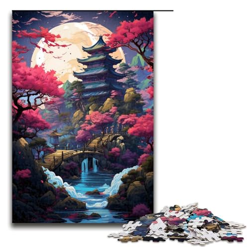 Puzzle für Erwachsene asiatische Bunte Landschaft 1000 Teile Holzpuzzle für Kinder ab 12 Jahren Heimdekoration 75 x 50 cm Puzzle für Erwachsene asiatische Bunte Landschaft 1000 Teile Holzpuzzle für Kinder ab 12 Jahren Heimdekoration 75 x 50 cm von linghhiming