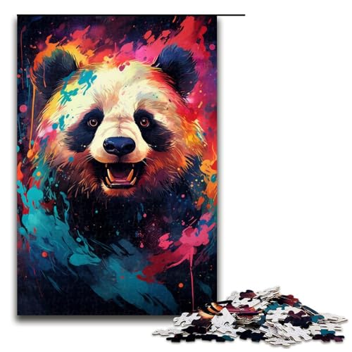 Puzzle für Erwachsene bunter Panda 1000 Teile Holzpuzzle für Erwachsene und Kinder ab 12 Jahren Lernspielzeug 75 x 50 cm Puzzle für Erwachsene bunter Panda 1000 Teile Holzpuzzle für Erwachsene und Kinder ab 12 Jahren Lernspielzeug 75 x 50 cm von linghhiming