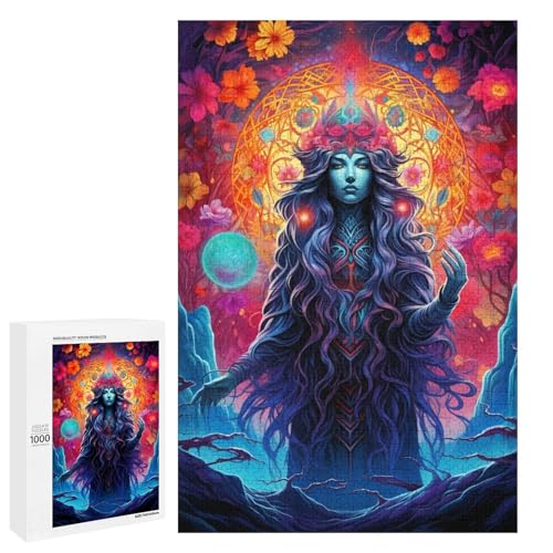 Puzzle für Erwachsene farbenfrohe mystische Figur 1000 teiliges Holzpuzzle für Familienspiele 75 x 50 cm Puzzle für Erwachsene farbenfrohe mystische Figur 1000 teiliges Holzpuzzle für Familienspiele 75 x 50 cm von linghhiming